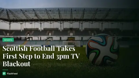 Scottish football could end Saturday 3pm blackout in major broadcasting shake-up (illustration)