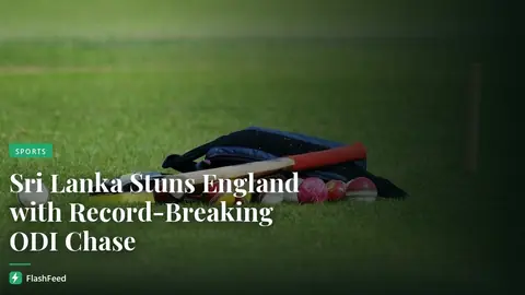 Harry Brook breaks Shubman Gill's fastest 200 record as Sri Lanka pull off historic ODI run chase (illustration)