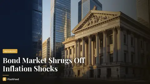 The bond market shrugged off two inflation shocks. Why stock investors should pay attention. (illustration)