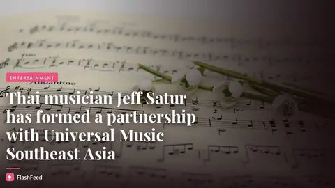 Jeff Satur Signs With Universal Music Southeast Asia (illustration)