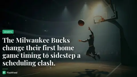 Bucks Announce Major News for Home Opener (illustration)