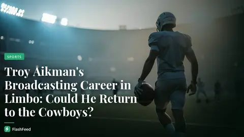 ESPN’s Troy Aikman Dilemma: Three Options Before the Super Bowl (illustration)