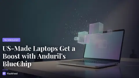 Anduril, Qualcomm launch BlueChip, a new kind of US-made laptop (illustration)