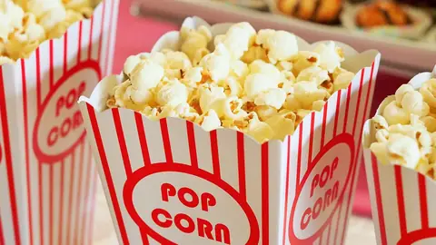 Photo: new year's eve, popcorn, food