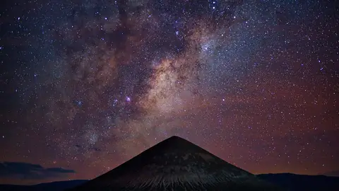 Photo: milky way, astrophotography, mountain