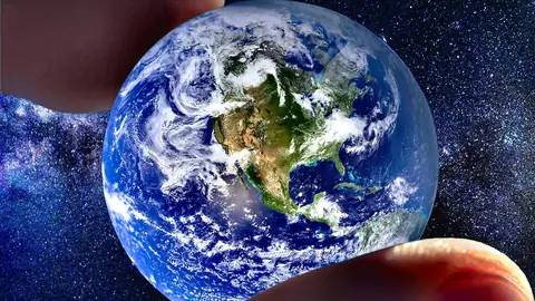 Photo: earth, space, stars