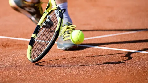Photo: tennis, play, tennis court