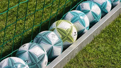 Photo: balls, footballs, training