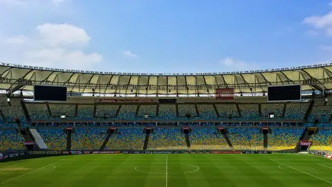 Photo: bleachers, soccer field, stadium