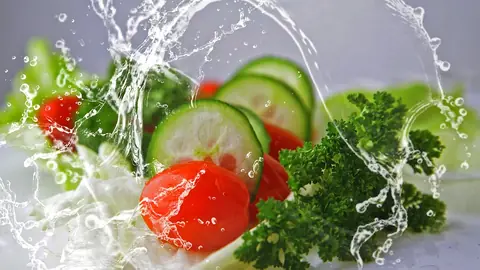 Photo: meal, salad, cucumbers